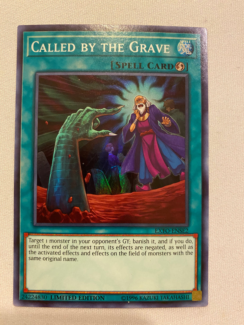 Yugioh Called by the Grave EXFO-ENSE2 Limited Edition  Super Rare Near Mint