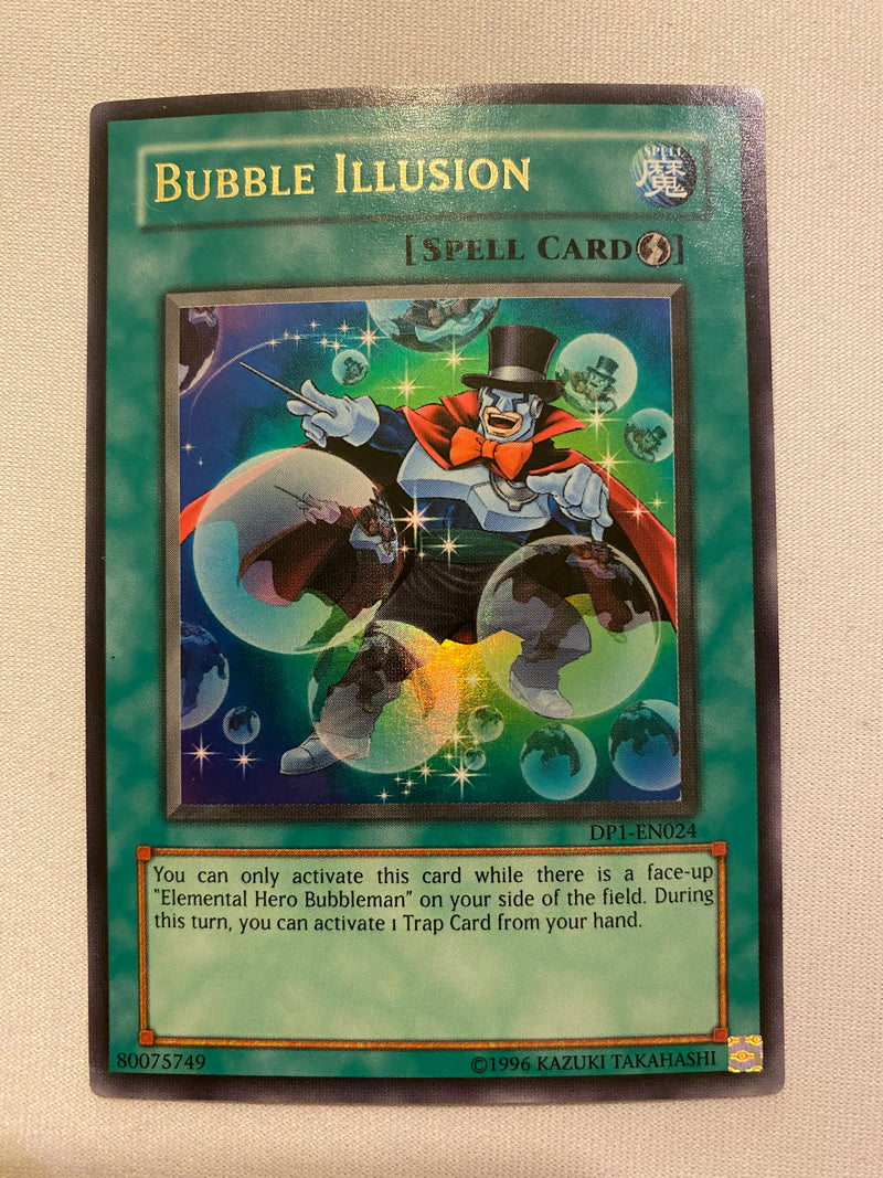 Yugioh Bubble Illusion  DP1-EN024  Ultra Rare Unlimited NM