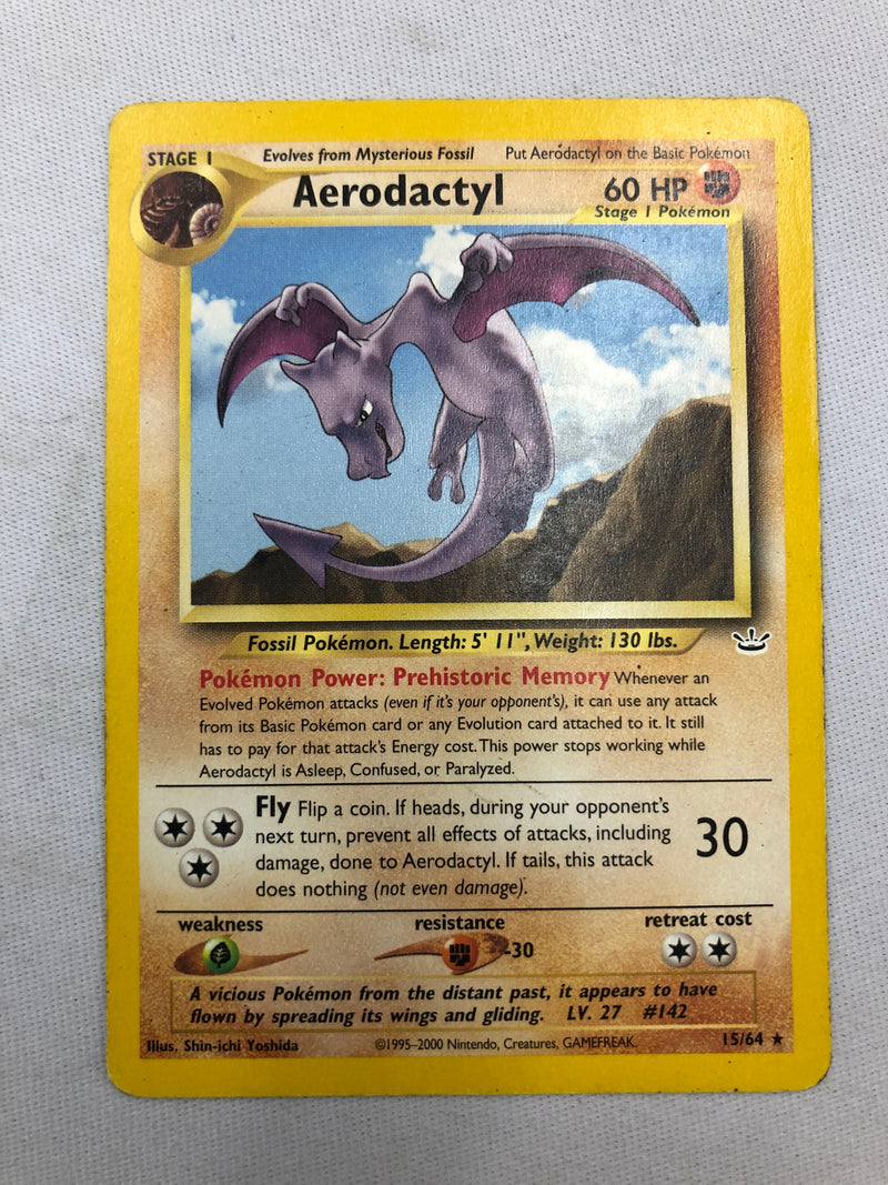 Aerodactyl 15/64 Neo Revelation Unlimited Edition Rare Near Mint