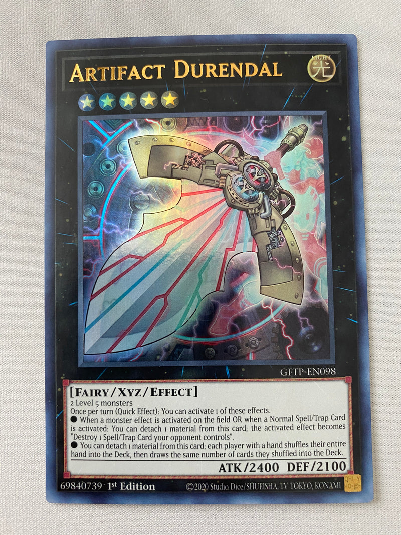 Yugioh Artifact Durendal GFTP-EN098 Ultra Rare 1st Edition Near Mint