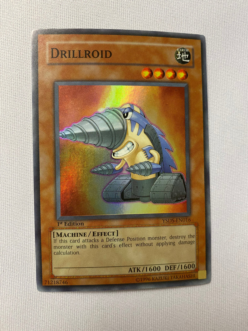 Yougioh Drillroid YSDS-EN016  Super Rare 1st Edition NM