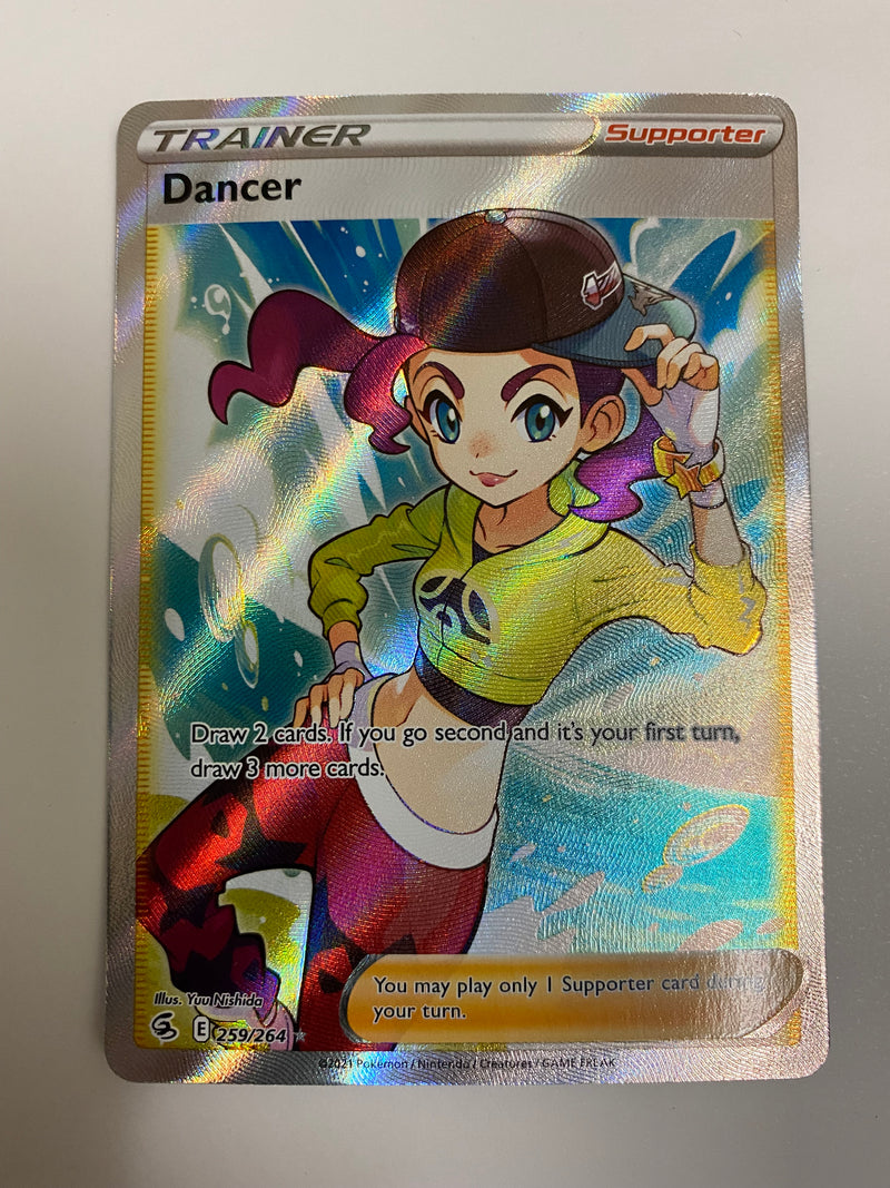 Dancer 259/264 Fusion Strike  Full Art Ultra Rare Pokemon Card Near Mint