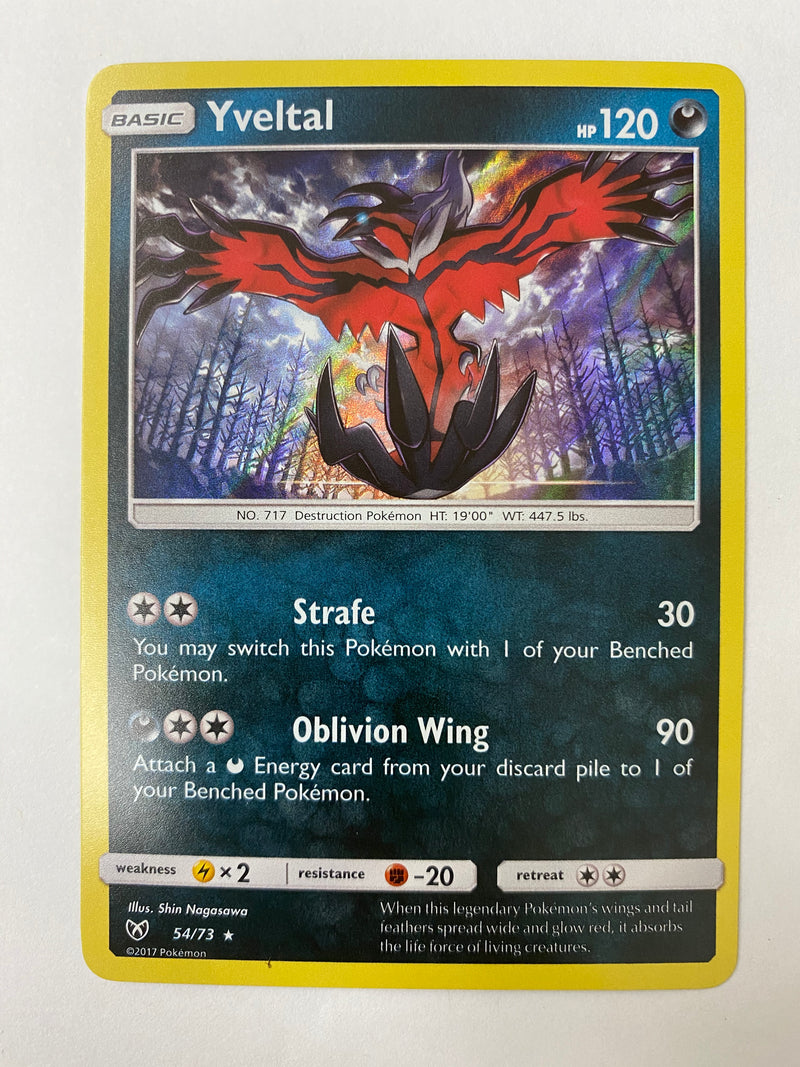 Yveltal  54/73 Holo Pokemon Card Near Mint