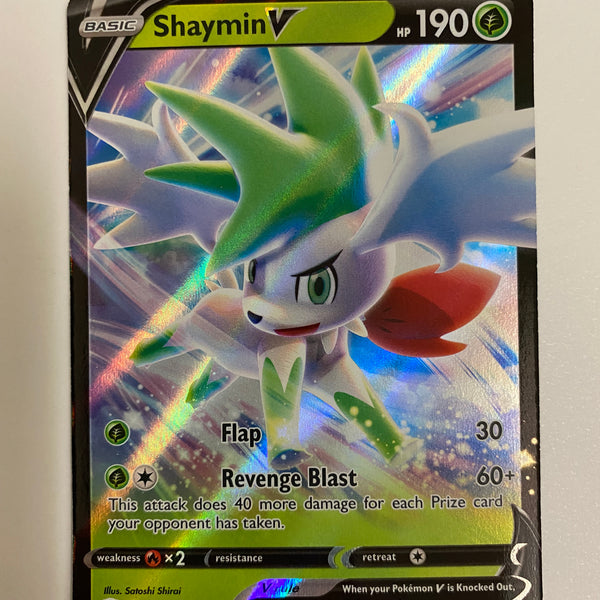 Shaymin V 013/172 Brilliant Stars Pokémon Card Near Mint
