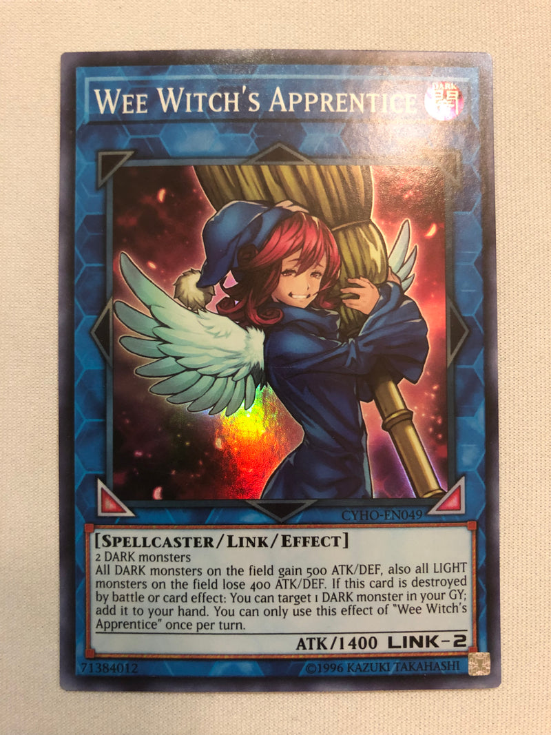 Yugioh Wee Witch’s Apprentice CYHO-EN049 Super Rare Unlimited Edition Near Mint