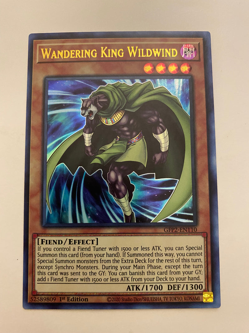 Yugioh Wandering King Wildwind GFP2-EN110  Ultra Rare 1st Edition Near Mint