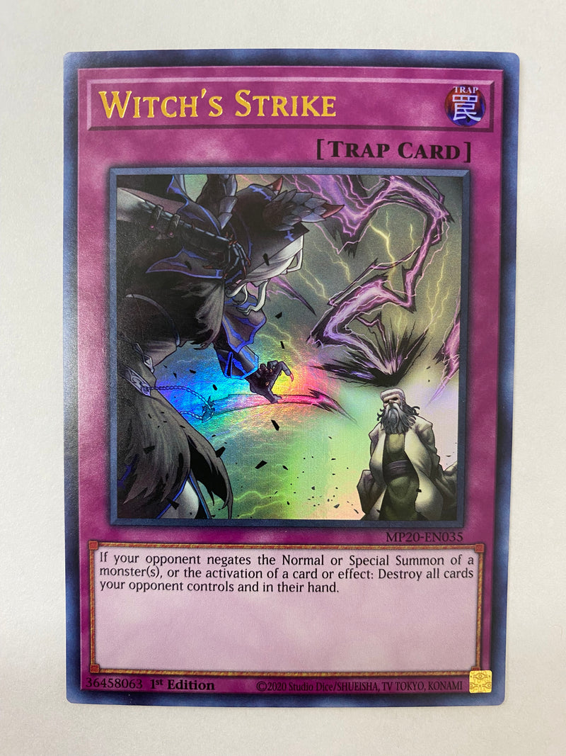 Yugioh Witch''s Strike  MP20-EN035 Ultra Rare 1st Edition Near Mint