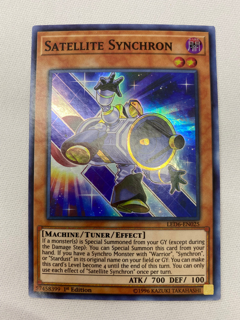 Yugioh! Satellite Synchron LED6-EN025  Super Rare  1st Edition Near Mint