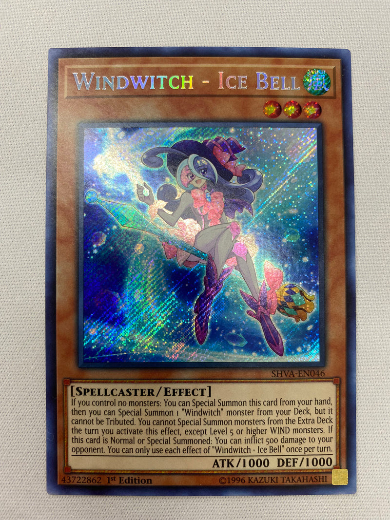 Yugioh Windwitch - Ice Bell SHVA-EN046 Secret Rare 1st Edition NM