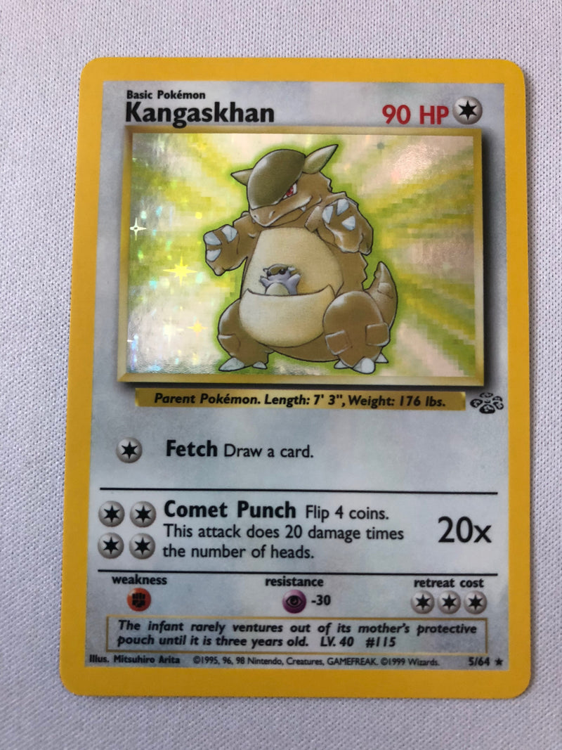 Kangaskhan 5/64 Jungle Set Holo Rare Pokemon Card Near Mint