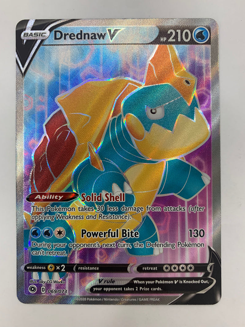 Drednaw V 069/073 Full Art Ultra Rare Pokémon Champions Path NM