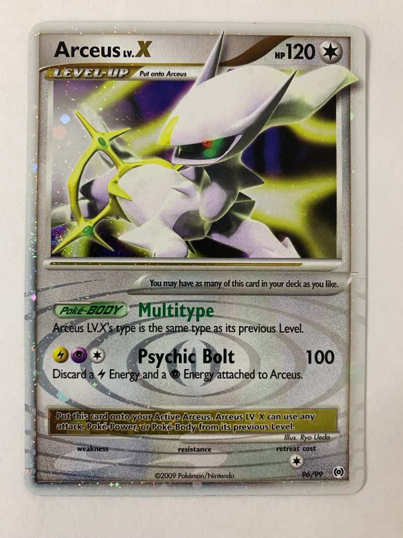 Arceus Lv.X 96/99 Arceus Ultra Rare Near Mint