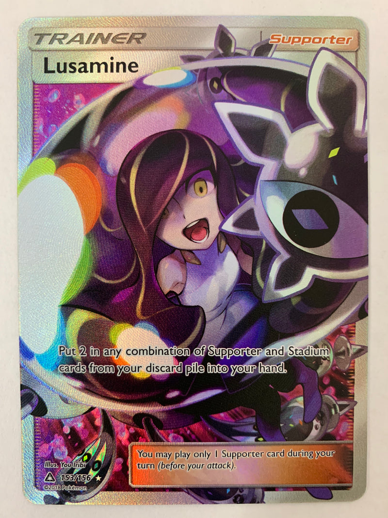 Lusamine (Full Art) 153/156 Ultra Prism Ultra Rare Near Mint