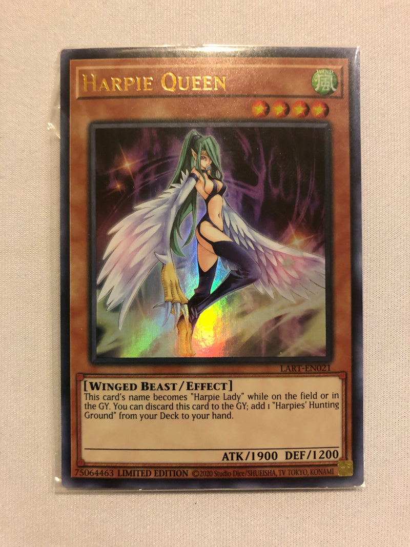 Yugioh Harpie Queen LART-EN021 Limited Edition Ultra Rare Mint Sealed