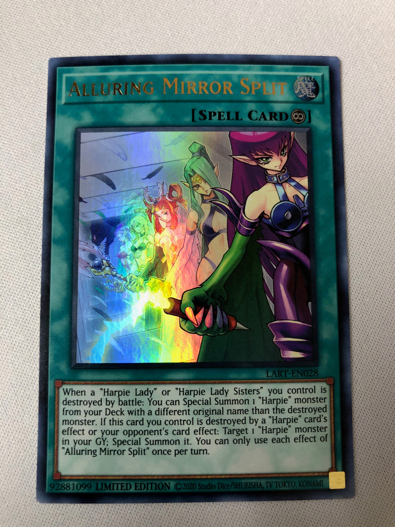 Yugioh Alluring Mirror Split LART-EN028 Ultra Rare Limited Edition Near Mint