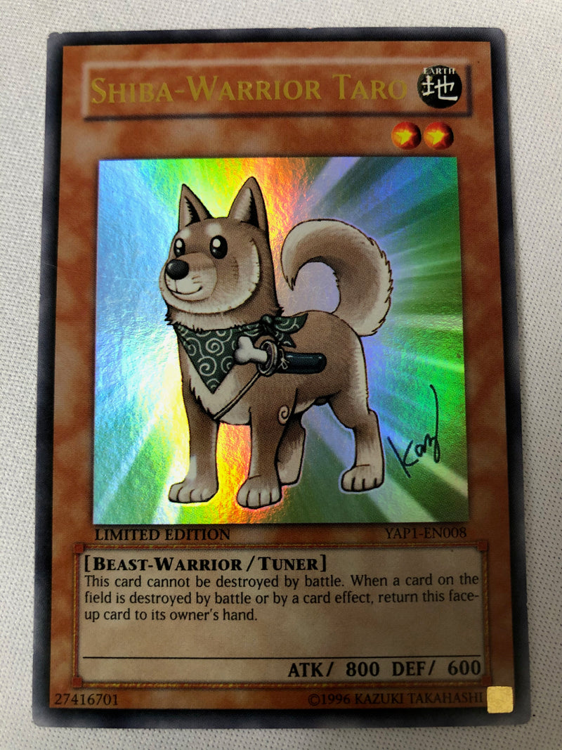 Yugioh Shiba-Warrior Taro YAP1-EN008 Ultra Rare Limited Edition Near Mint