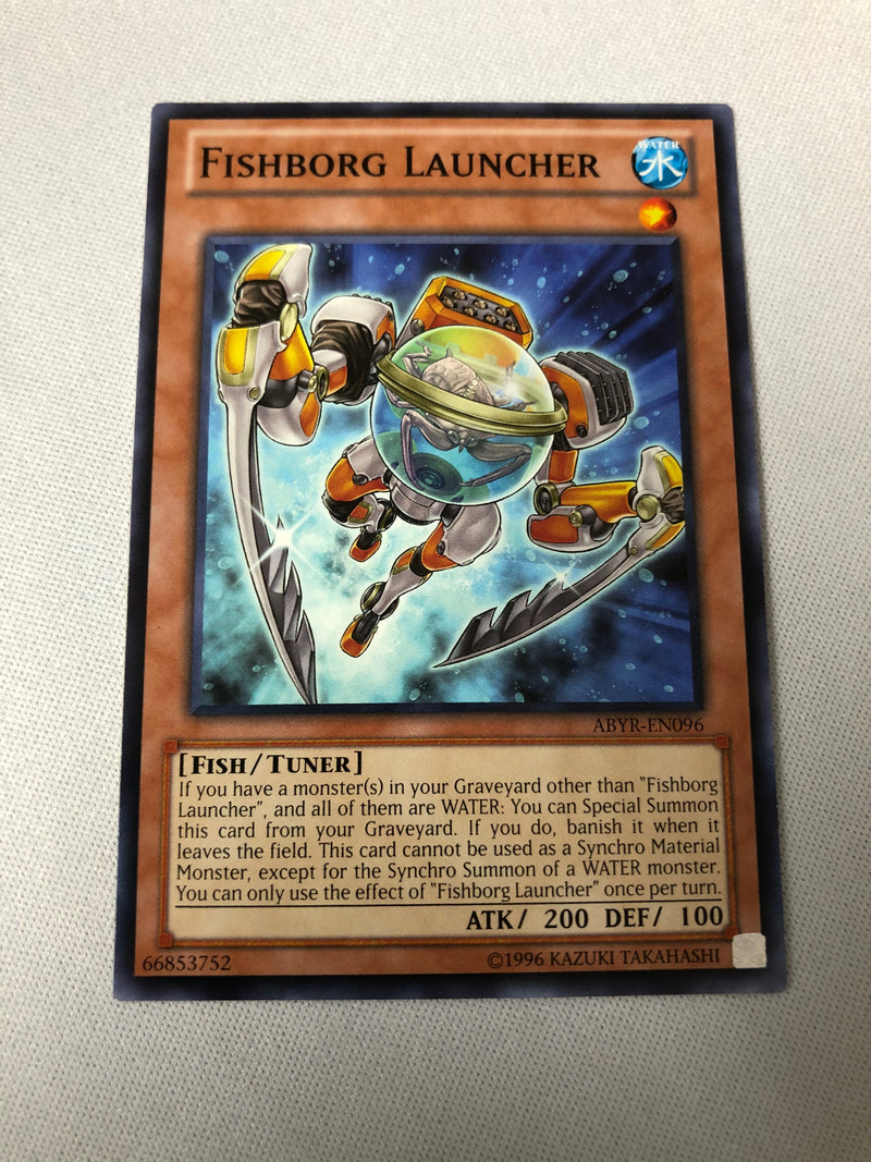 Yugioh Fishborg Launcher ABYR-EN096 Common Unlimited Edition Near Mint