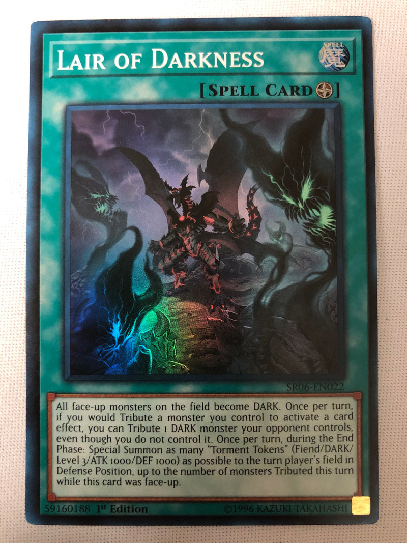 Yugioh Lair of Darkness SR06-EN022 Super Rare 1st Edition Near Mint