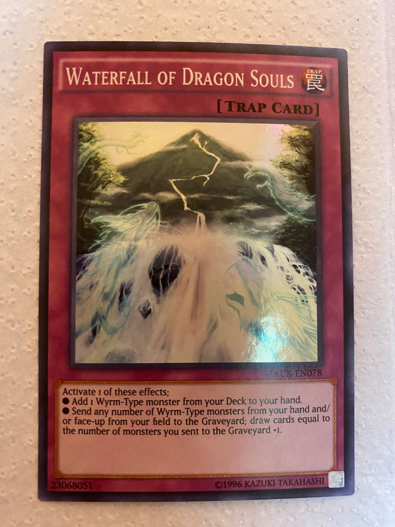 Yugioh Waterfall of Dragon Souls MACR-EN078 1st Edition Super Rare Near Mint