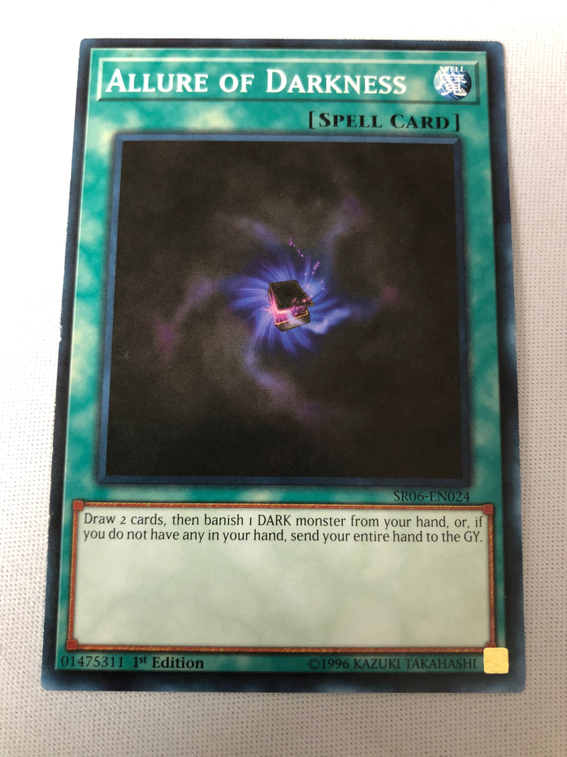 Yugioh Allure Of Darkness SR06-EN024 Common 1st Edition Near Mint