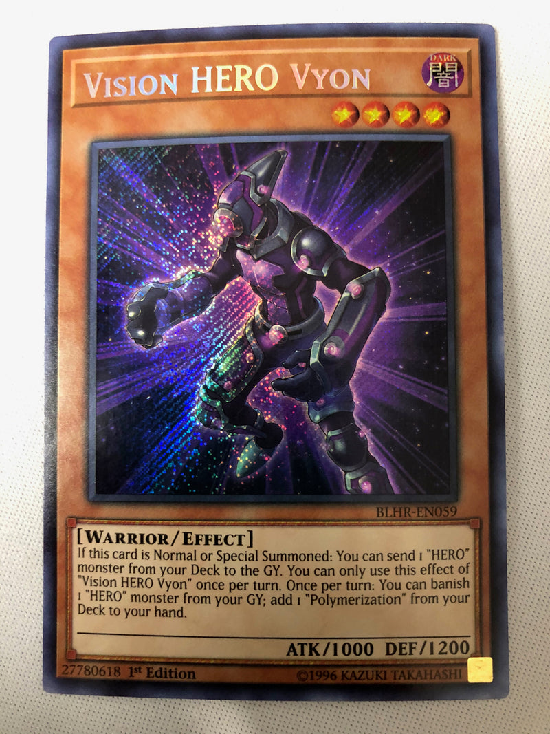 Yugioh Vision HERO Vyon DUSA-EN021 Ultra Rare 1st Edition Near Mint