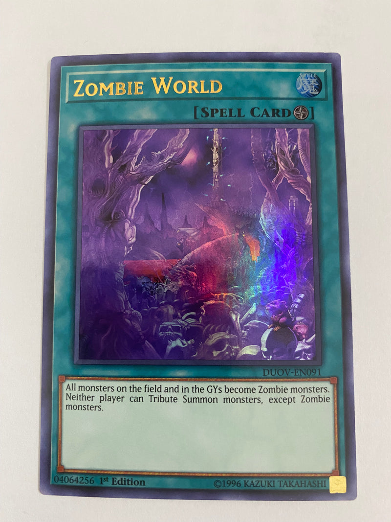 Yugioh Zombie World DUOV-EN091 Ultra Rare 1st Edition Near Mint