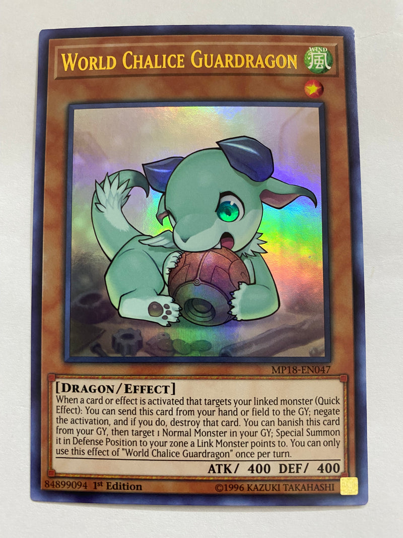 Yugioh World Chalice Guardragon MP18-EN047 Ultra Rare 1st Edition NM