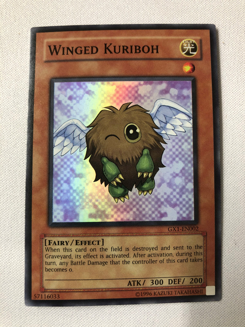 Yugioh Winged Kuriboh GX1-EN002 Limited Edition Super Rare Near Mint