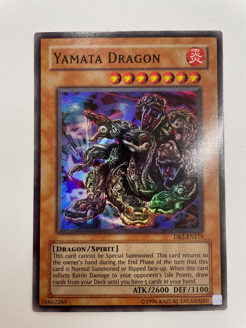 Yugioh Yamata Dragon DB2-EN179 Unlimited Edition Super Rare NM