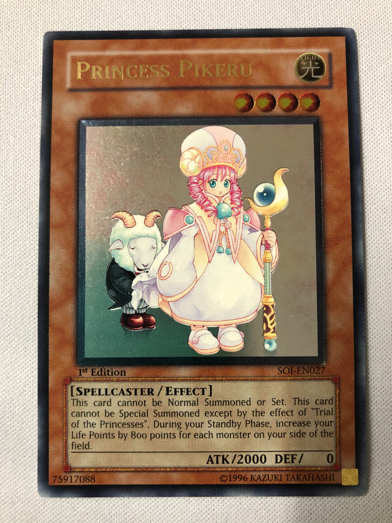 Yugioh Princess Pikeru SOI-EN027 Ultimate Rare 1st Edition Near Mint