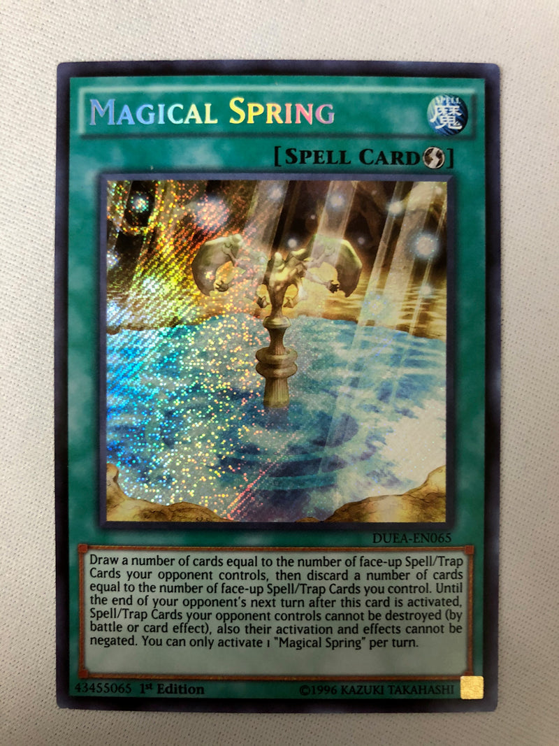 Yugioh Magical Spring DUEA-EN065 Secret Rare 1st Edition NM