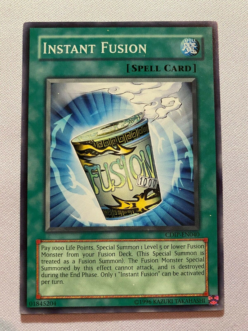 Yugioh Instant Fusion CDIP-EN040 Unlimited Edition Common Near Mint