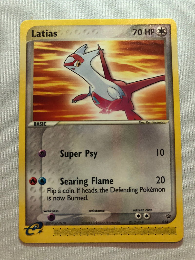 Latias 014 Promo Pokemon Card Near Mint
