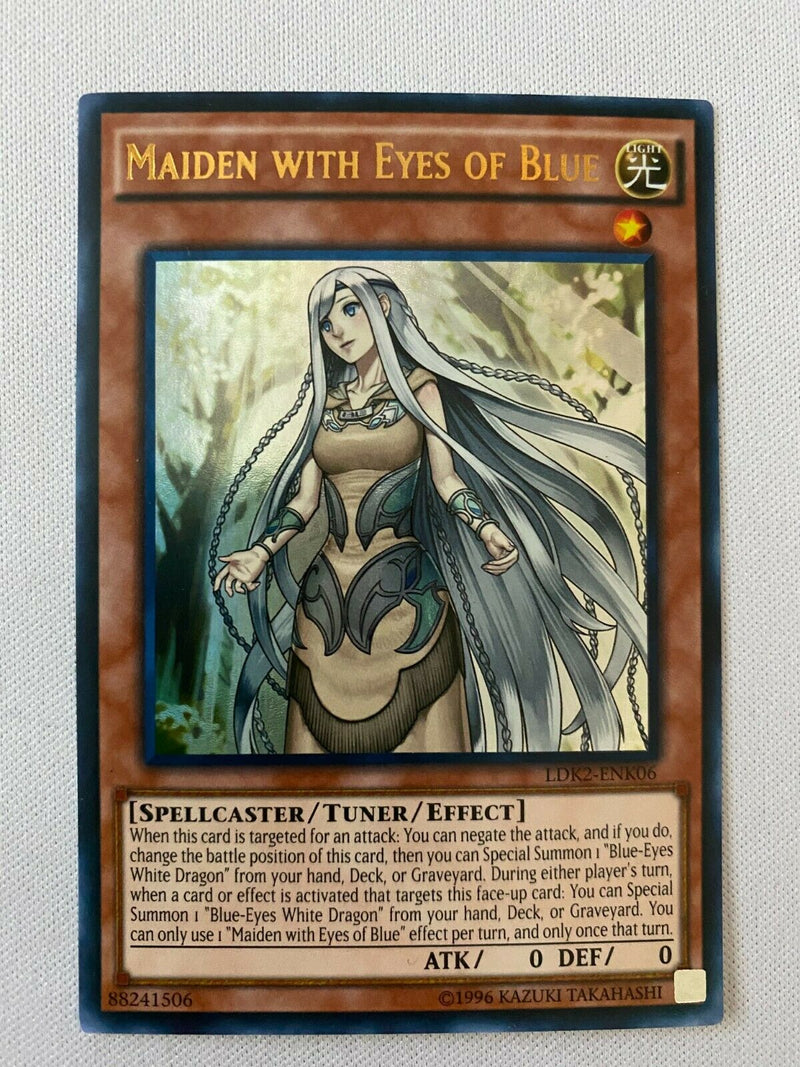Yugioh Maiden With Eyes Of Blue LDK2-ENK06 Ultra Rare Near Mint