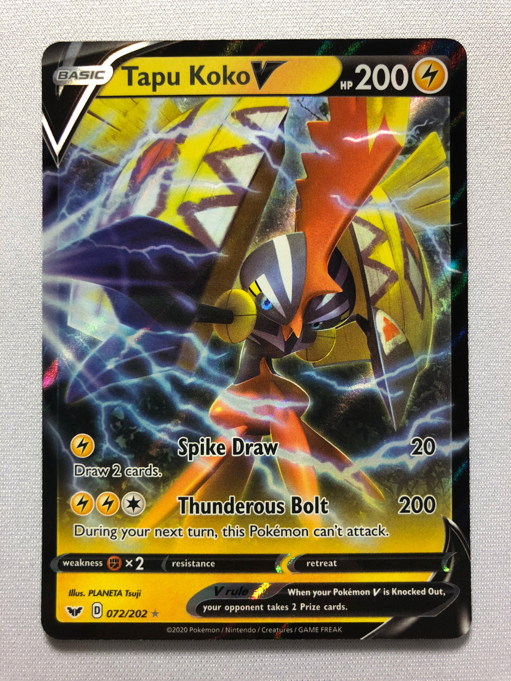 Tapu Koko V (Full Art)