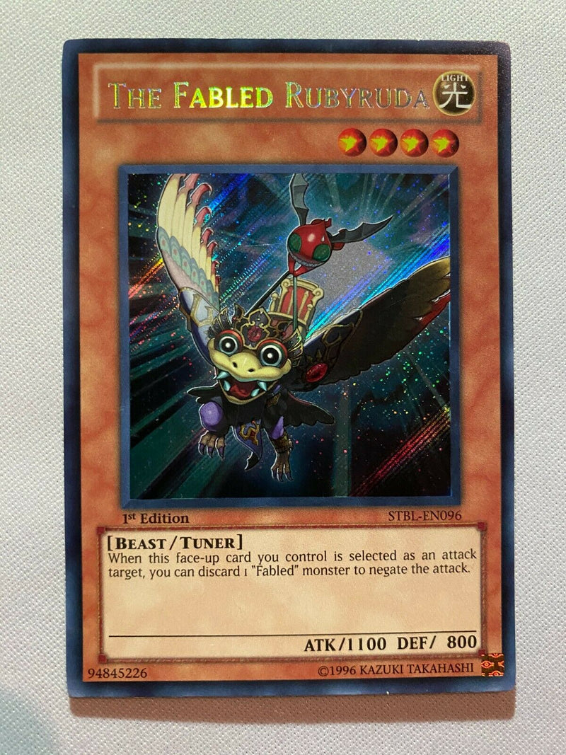 Yugioh The Fabled Rubyruda STBL-EN096 1st Edition Secret Rare Near Mint