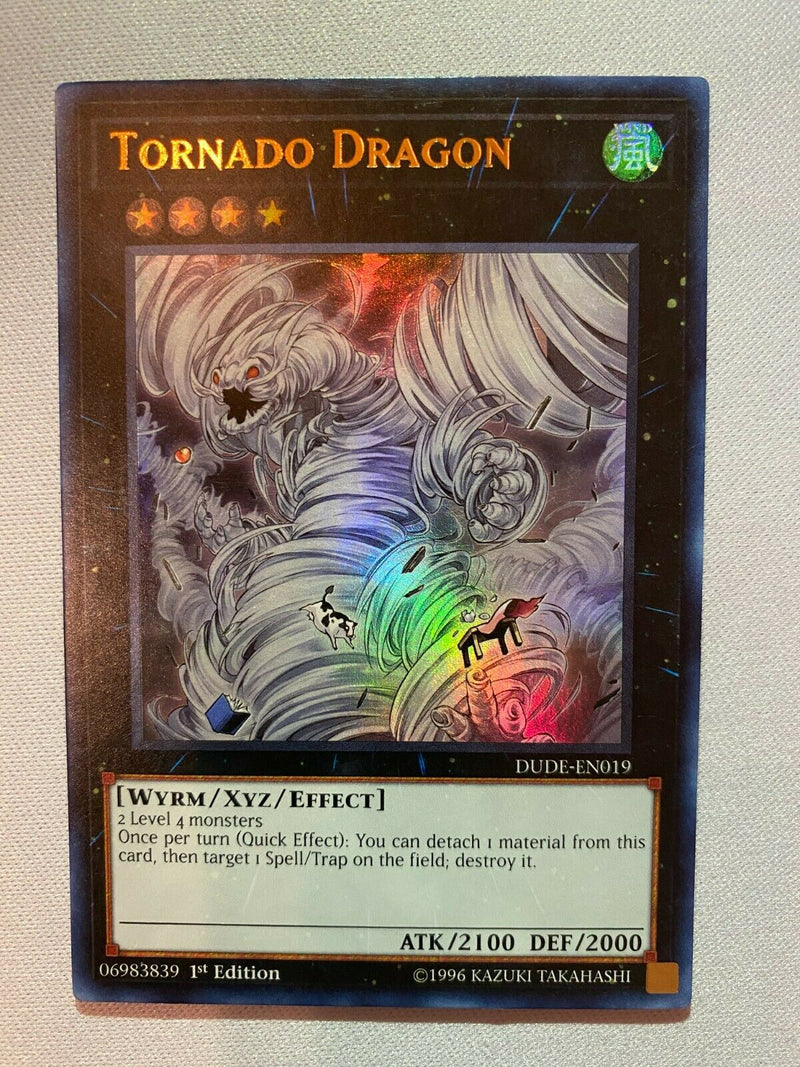 Yugioh Tornado Dragon DUDE-EN019 Ultra Rare 1st Edition Near Mint