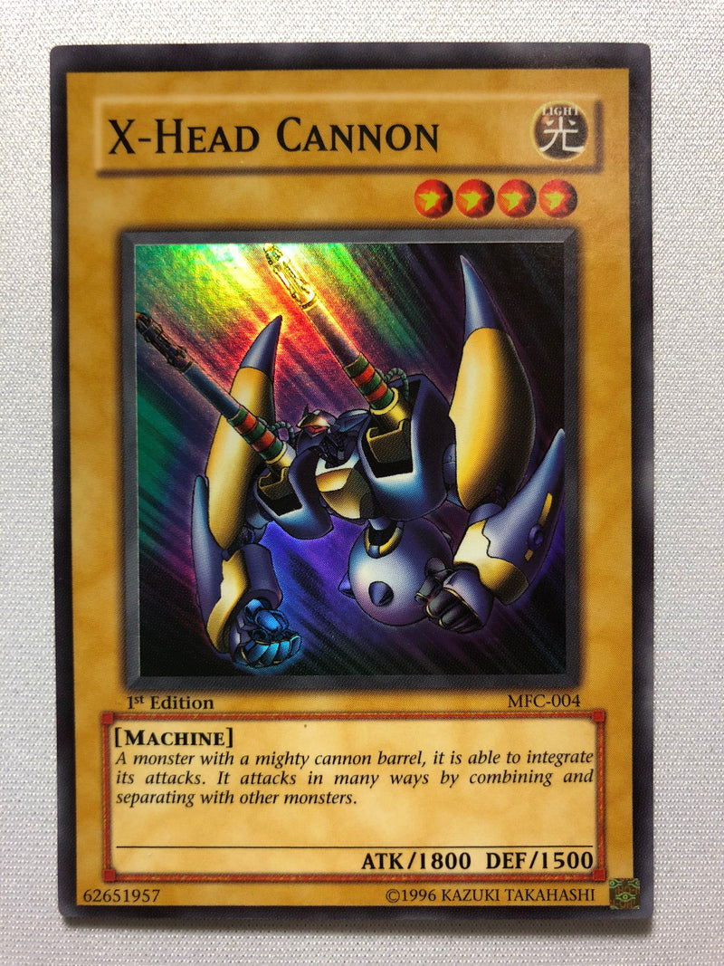 Yugioh X-head Cannon MFC-004 1st Edition Super Rare Near Mint