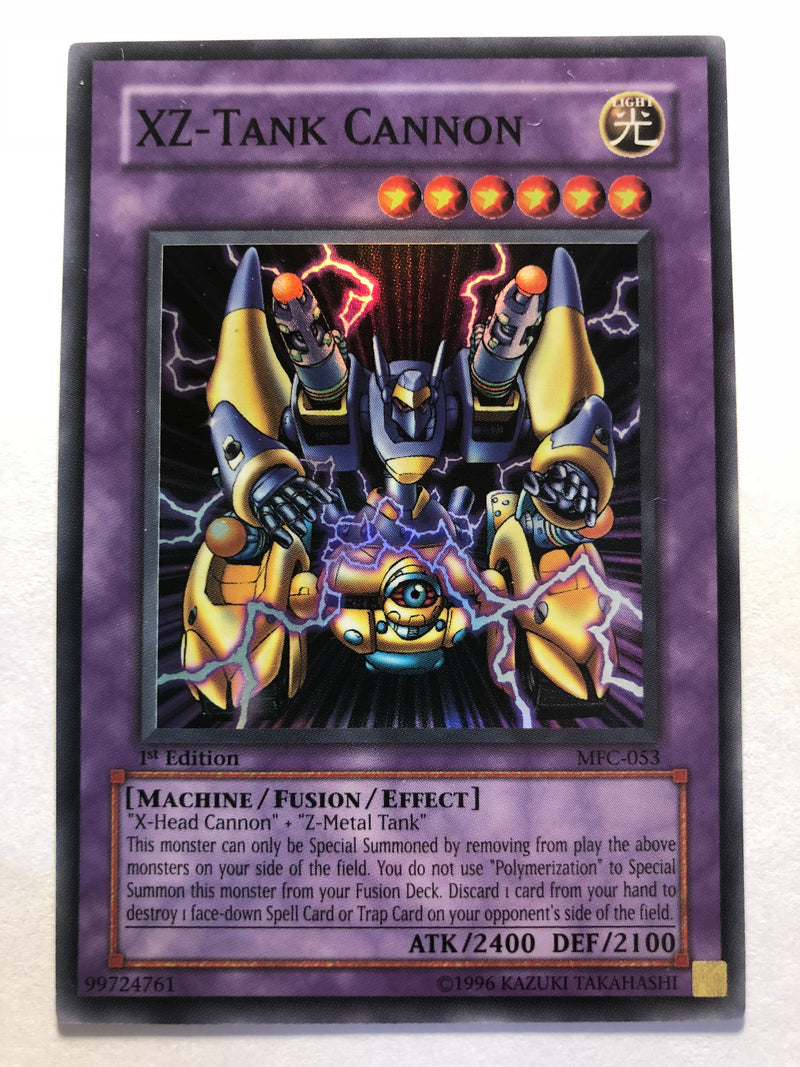 Yugioh XZ-Tank Cannon MFC-053 Super Rare 1st Edition Near Mint