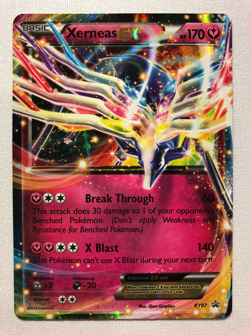 Xerneas EX XY07 Holo Ultra Rare XY Black Star Promo Pokemon Card Near Mint