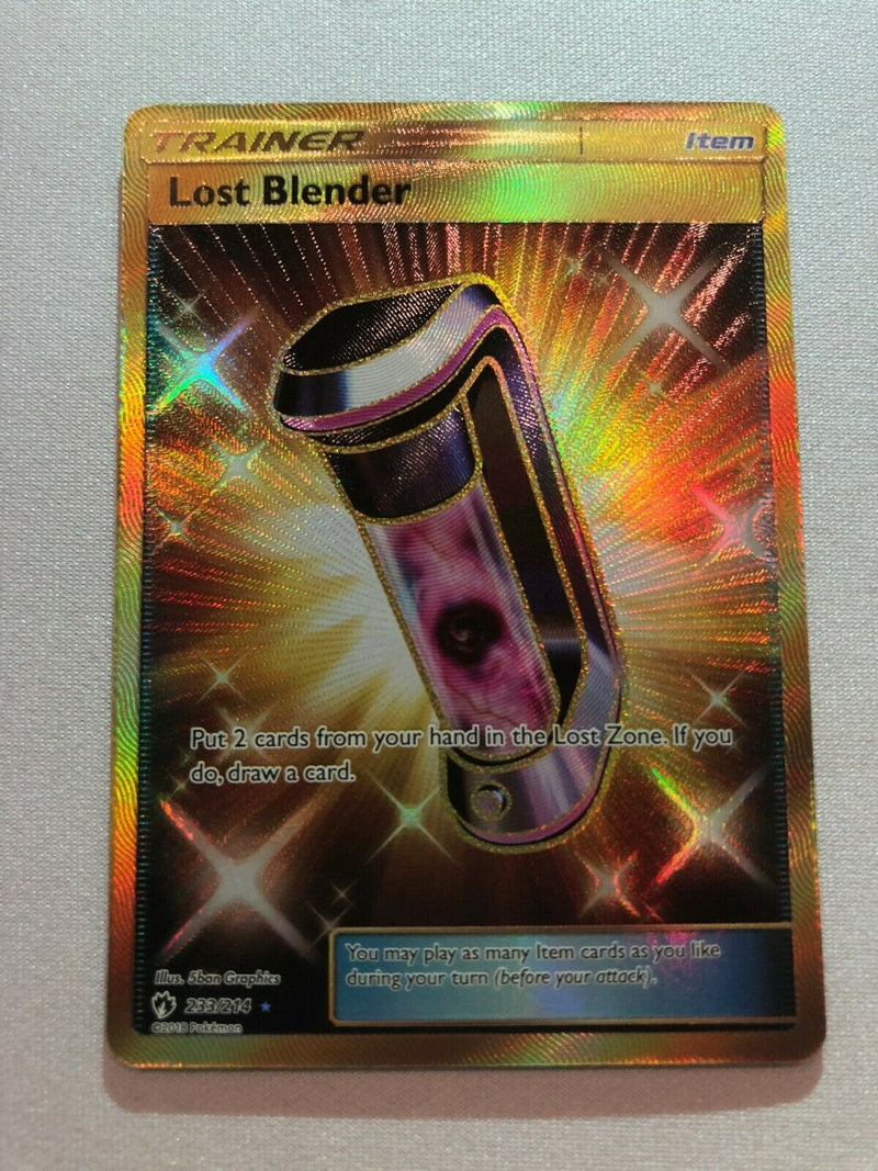 Lost Blender 233/214 Secret Rare Lost Thunder Pokemon Card Near Mint