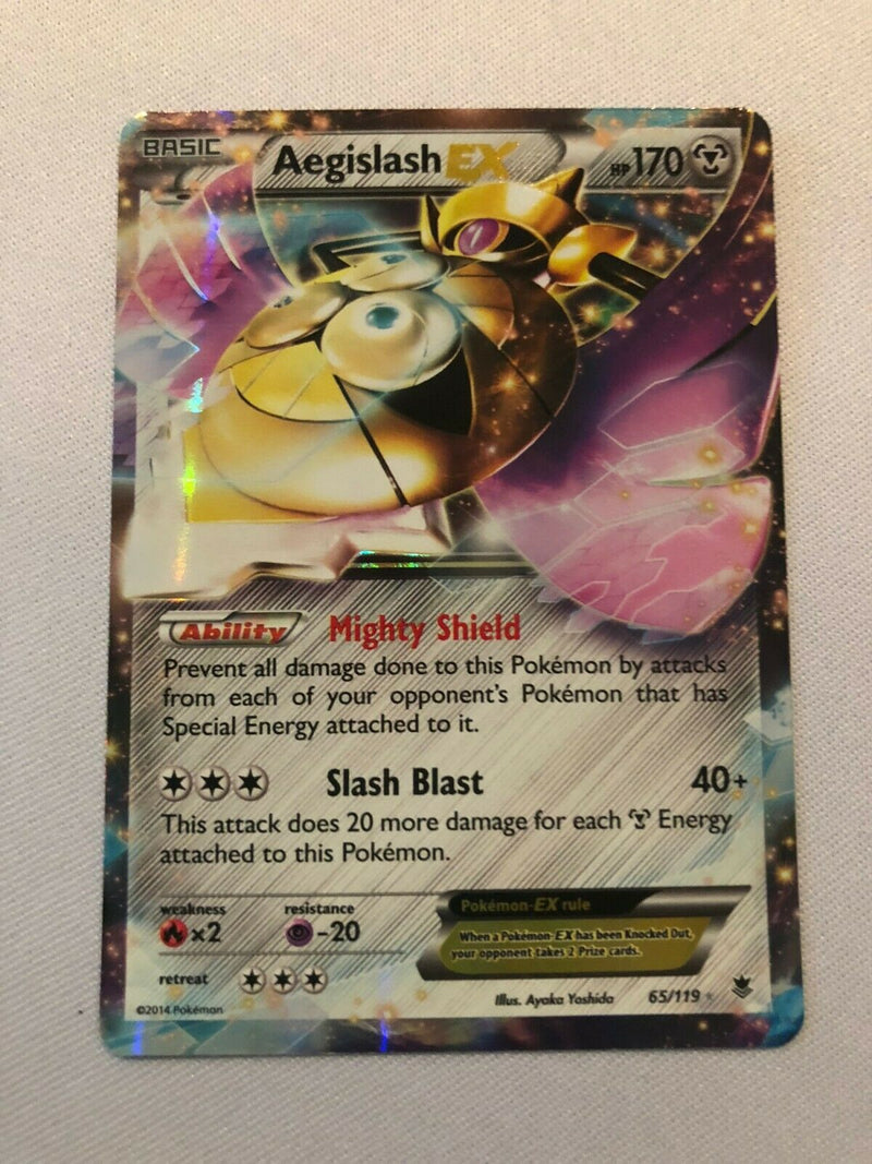 Aegislash EX 65/119 Phantom Forces Holo Pokemon Card Near Mint