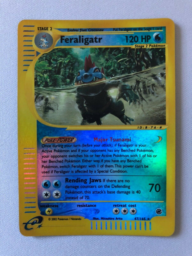 Feraligatr 47/165 Reverse Holo Rare Pokemon Card Near Mint