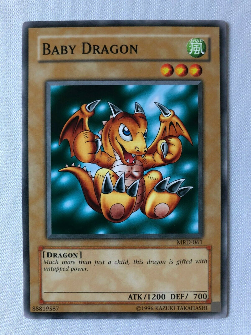 Yugioh Baby Dragon MRD-061 Common Unlimited Edition Near Mint