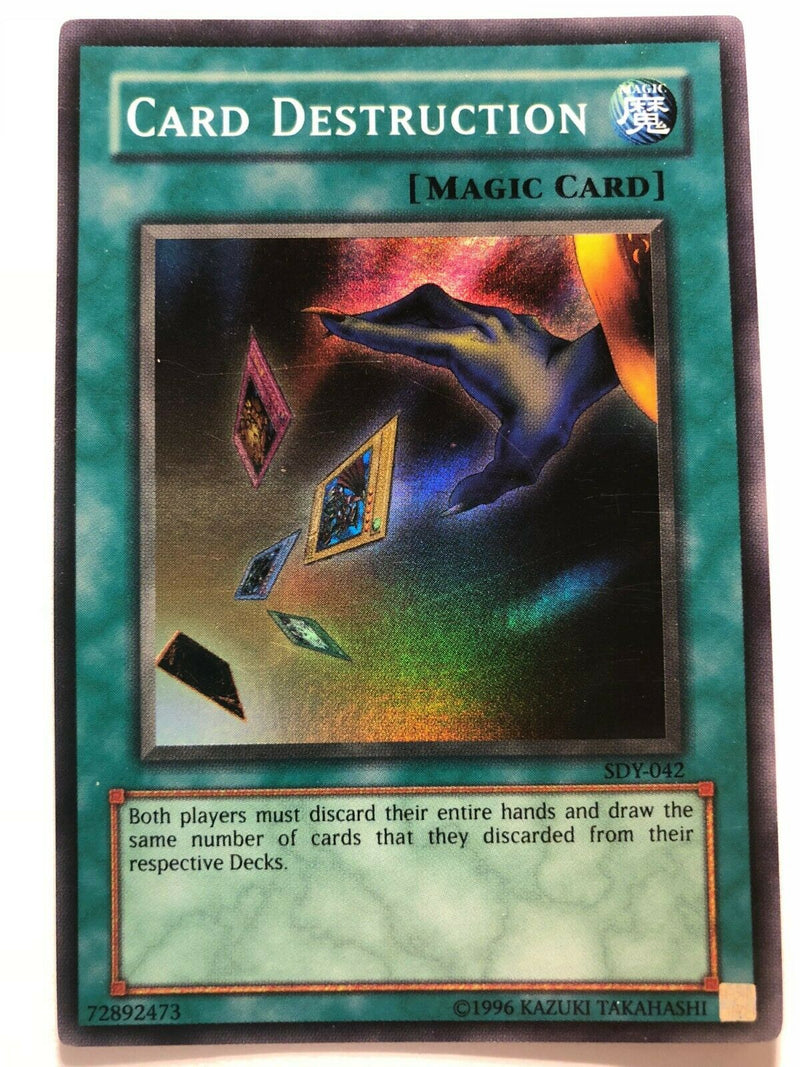 Yugioh Card Destruction SDY-042 Magic Card Super Rare Unlimited Edition NM