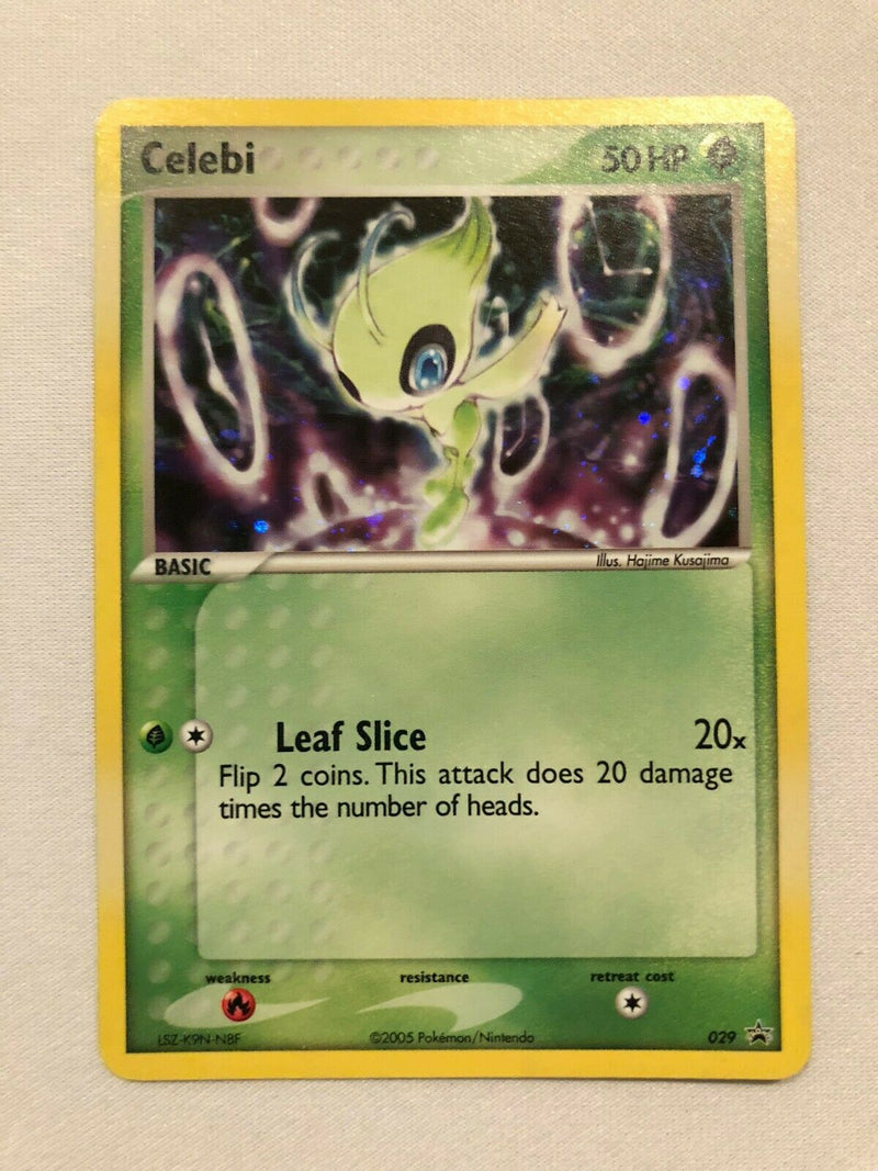 Celebi 029 Black Star Promo Holo Rare Pokemon Card Near Mint