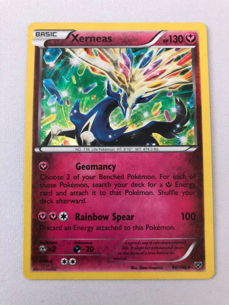 Xerneas 96/146 Shattered Holo Promo Pokemon Card Near Mint